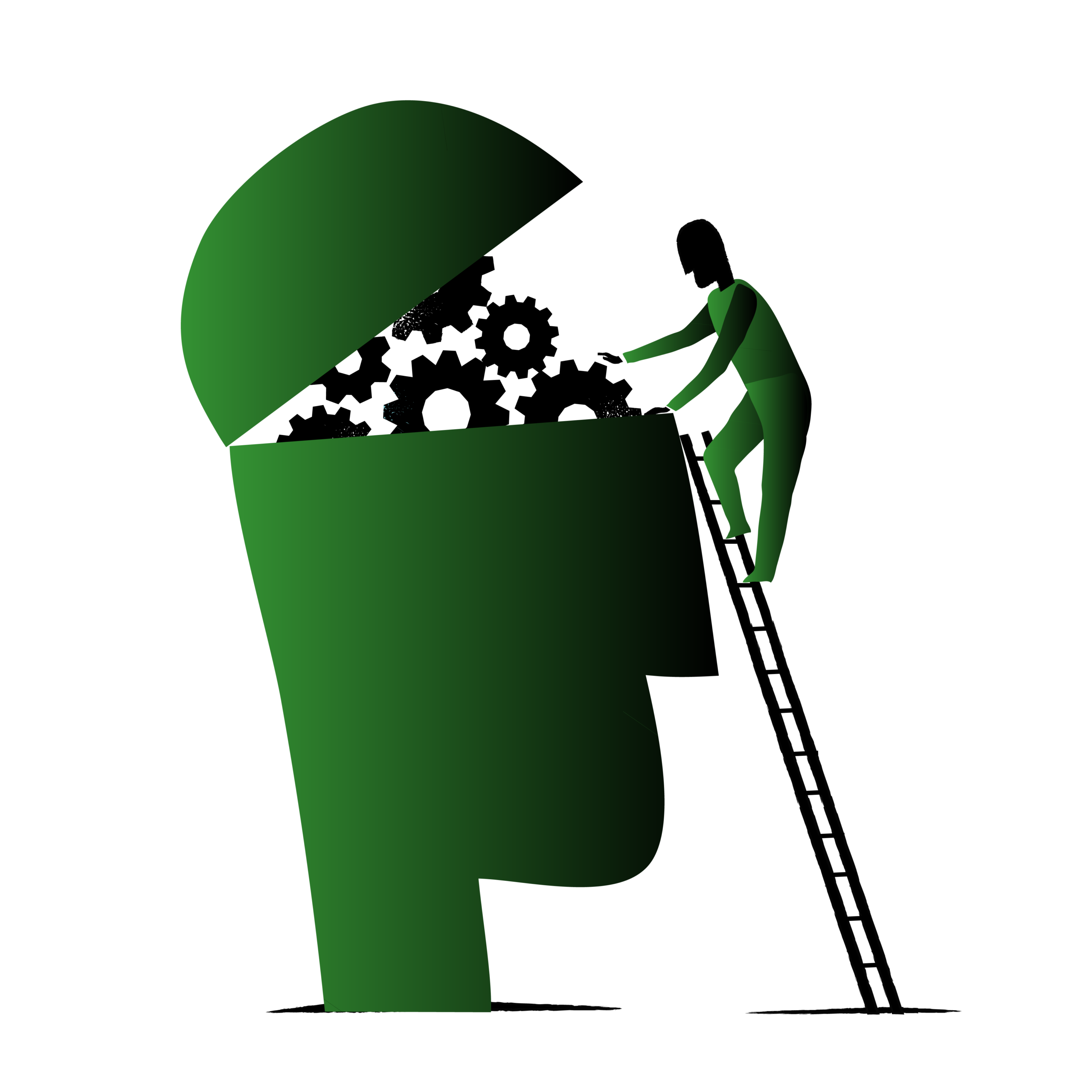 Illustration de la Préparation Mentale par Gautier Lafrancesca